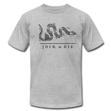 White Join or Die Tee - heather gray