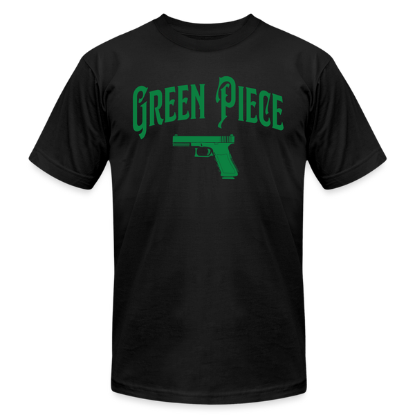 Green Piece T-Shirt - black