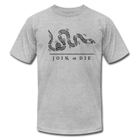 White Join or Die Tee - heather gray