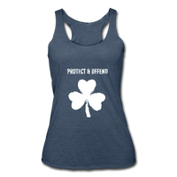 St Patrick's Day Women's Tank - heather navy