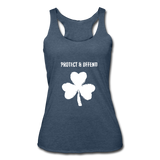 St Patrick's Day Women's Tank - heather navy