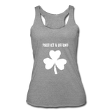 St Patrick's Day Women's Tank - heather gray