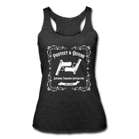 Women's Whiskey Bottle Tank - heather black