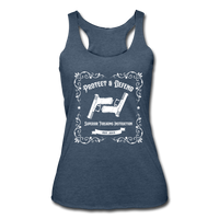 Women's Whiskey Bottle Tank - heather navy