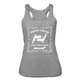 Women's Whiskey Bottle Tank - heather gray