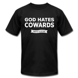 God Hates Cowards T-Shirt - black