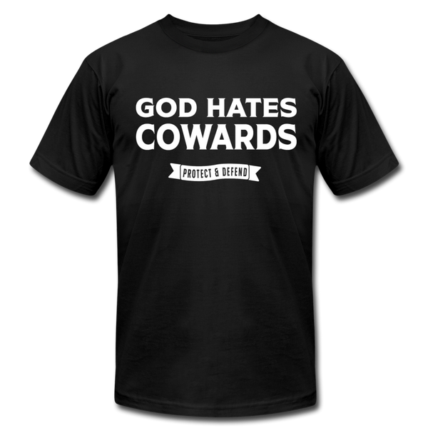 God Hates Cowards T-Shirt - black